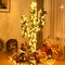 7ft Green Cactus Christmas Tree Prelit with LED and Ball Decorations